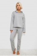 Костюм женский домашний с принтом, цвет серый, 257R1115 - фото № 0