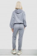 Спортивний костюм жіночий однотонний, колір сірий, 244R0426 - фото № 3