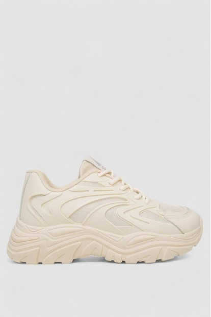 Кроссовки женские  -уценка, цвет бежевый, 248RA60-U