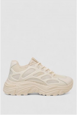 Кроссовки женские  -уценка, цвет бежевый, 248RA40-U