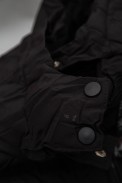 Куртка женская удлиненная батал  -уценка, цвет черный, 207R006-1-U-6 - фото № 8