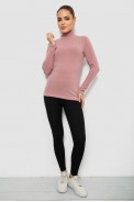 Гольф женский однотонный  -уценка, цвет пудровый, 257R100-U - фото № 1