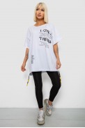 Футболка женская с принтом, цвет белый, 244R4006 - фото № 1