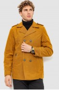Пиджак мужской однотонный  -уценка, цвет горчичный, 182R15172-U-2 - фото № 0