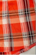 Сорочка жіноча в клітку  -уцінка, колір помаранчевий, 230R061-11-U-28 оптом - фото № 5