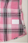 Рубашка женская в клетку  -уценка, цвет розовый, 230R061-11-U-31 - фото № 5