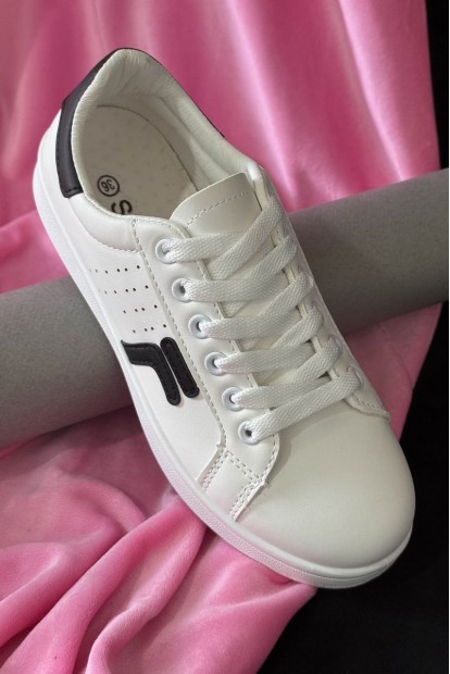 Кеди жіночі, колір чорно-білий, 248RZ97