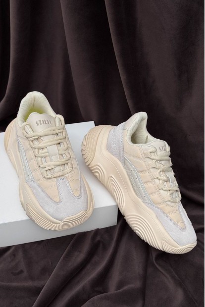 Кросівки жіночі, колір бежевий, 248RCX1250