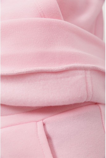 Купити Спорт костюм жіночий на флісі, колір рожевий, 102R016-1 - Фото №2