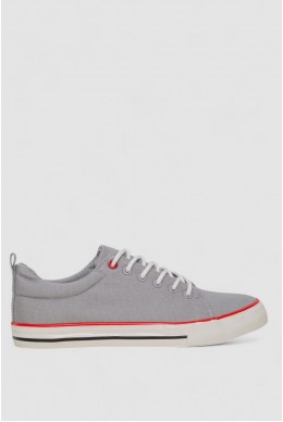 Кеди чоловічі текстиль  -уцінка, колір сірий, 248RLX03-U-9