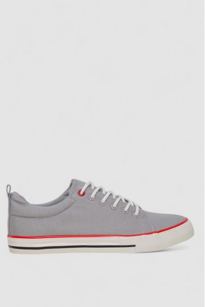 Кеди чоловічі текстиль  -уцінка, колір сірий, 248RLX03-U-11