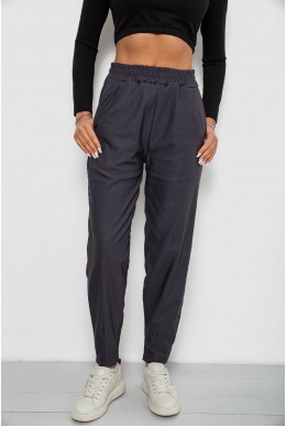 Штаны женские на тонком флисе, цвет серый, 257R727