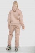 Спортивный костюм женский на флисе  -уценка, цвет светло-бежевый, 238R5726-U-6 - фото № 3