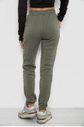 Спортивні штани жіночі на флісі  -уцінка, колір хакі, 238R58641-3-U - фото № 3