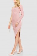 Сукня в'язана  -уцінка, колір пудровий, 204R174-U-5 - фото № 2