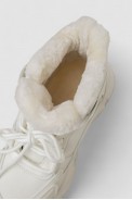 Кросівки жіночі зимові на хутрі  -уцінка, колір білий, 248RDM06-U-1 - фото № 5