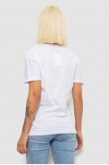 Футболка женская с принтом, цвет белый, 244R2804 - фото № 3