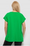 Футболка женская с принтом, цвет зеленый, 244R3017 - фото № 3