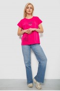 Футболка женская с принтом, цвет розовый, 244R3017 - фото № 1