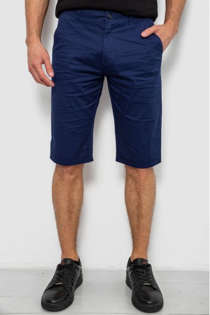 Шорти чоловічі класичні, колір синій, 243RXK39-4-1