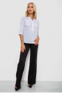Блуза однотонная  -уценка, цвет белый, 230RP-96-1-U-4 оптом - фото № 1