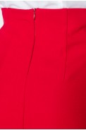 Юбка женская с высокой посадкой, цвет красный, AG-0006790 - фото № 5