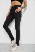 Джинси жіночі Skinny, колір чорний, 182R5126 - фото № 2