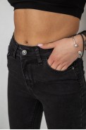 Джинси жіночі Skinny, колір чорний, 182R5126 - фото № 4