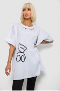 Футболка женская с принтом, цвет белый, 244R4004 - фото № 0