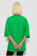 Футболка женская с принтом, цвет зеленый, 244R2019 - фото № 3