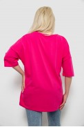 Футболка жіноча з принтом, колір малиновий, 244R2019 - фото № 3