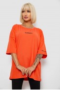 Футболка женская с принтом, цвет оранжевый, 244R2019 - фото № 0