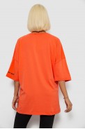 Футболка женская с принтом, цвет оранжевый, 244R2019 - фото № 3