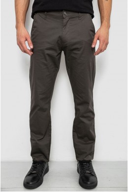 Штани чоловічі класичні, колір хакі, 243RXK39-7