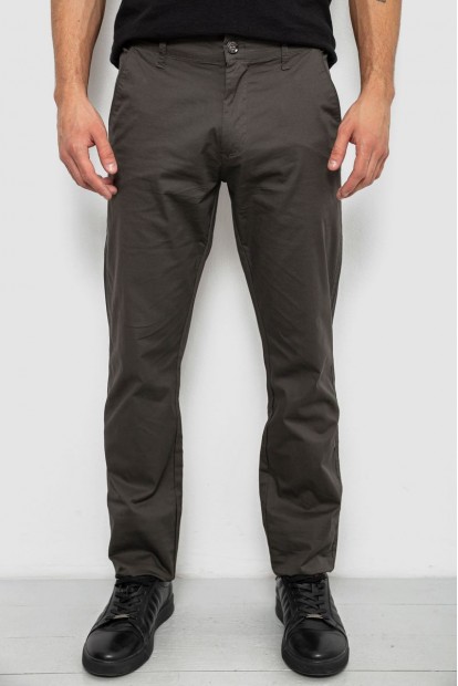 Штани чоловічі класичні, колір хакі, 243RXK39-7
