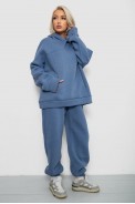 Спортивный костюм женский на флисе, цвет джинс, 247R2016 - фото № 2