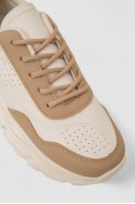 Кроссовки женские, цвет бежевый, 248RA70-65 - фото № 1