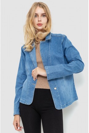 Куртка жіноча джинсова  -уцінка, колір блакитний, 201R55-055-U-38