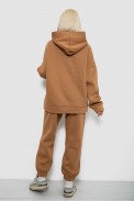 Спортивный костюм женский на флисе, цвет коричневый, 247R2016 - фото № 3