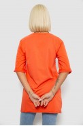 Футболка жіноча з принтом, колір помаранчевий, 244R1023 - фото № 3
