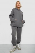 Спортивный костюм женский на флисе, цвет серый, 247R2016 - фото № 0