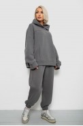 Спортивный костюм женский на флисе, цвет серый, 247R2016 - фото № 2