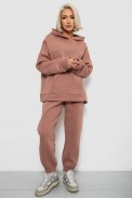 Спортивный костюм женский на флисе, цвет мокко, 247R2016 - фото № 0