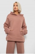 Спортивный костюм женский на флисе, цвет мокко, 247R2016 - фото № 1