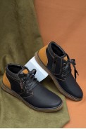 Ботинки мужские демисезонные утепленные 243RB8133-6, цвет Черный - фото № 0