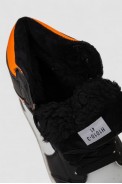 Кроссовки мужские зимние на меху, цвет черно-оранжевый, 248RH1010-3 - фото № 5