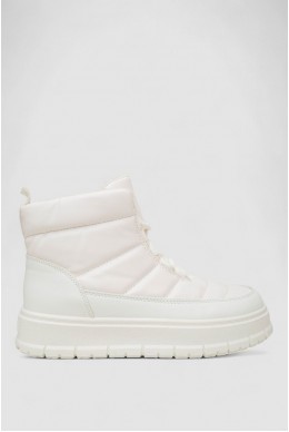 Ботинки женские зимние на меху, цвет белый, 248RMB15
