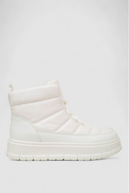 Ботинки женские зимние на меху, цвет белый, 248RMB15