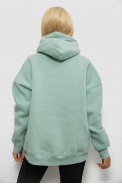 Худи женский утепленный  -уценка, цвет оливковый, 244RK707-U-1 - фото № 3