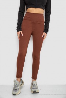 Лосини в рубчик  -уцінка, колір коричневий, 221R607-U-2